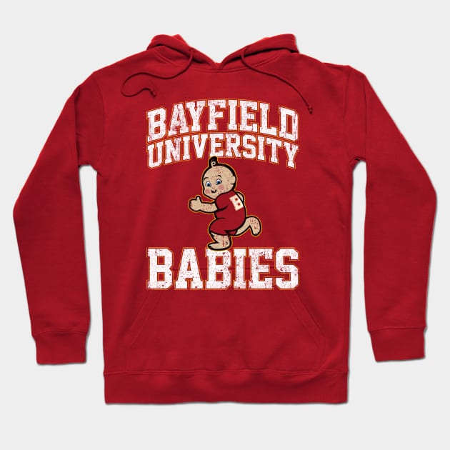 Bayfield University Babies (Happy Death Day) Hoodie by huckblade